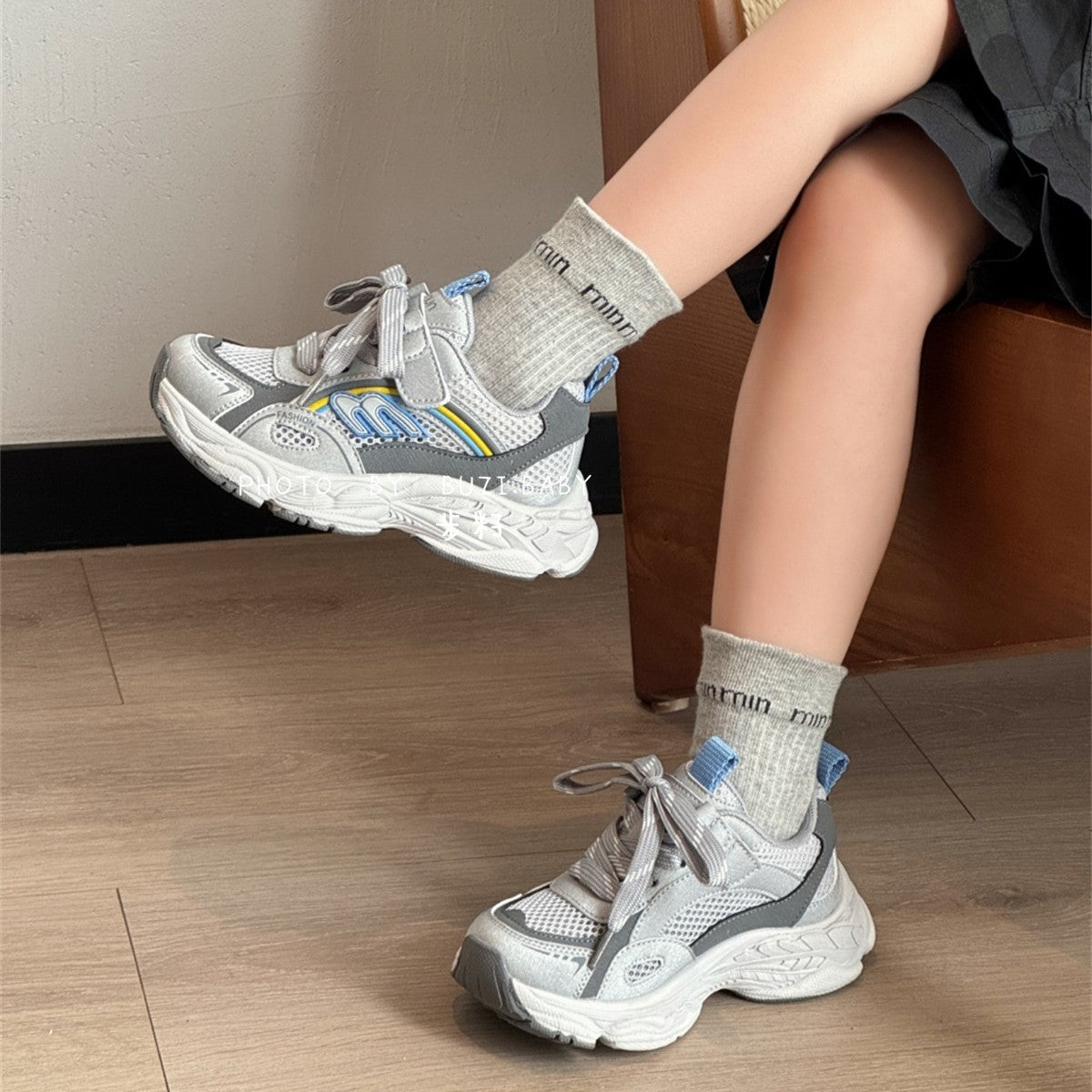 Children's Super Popular Daddy Mesh Breathable Boy Children's Sports Shoes
