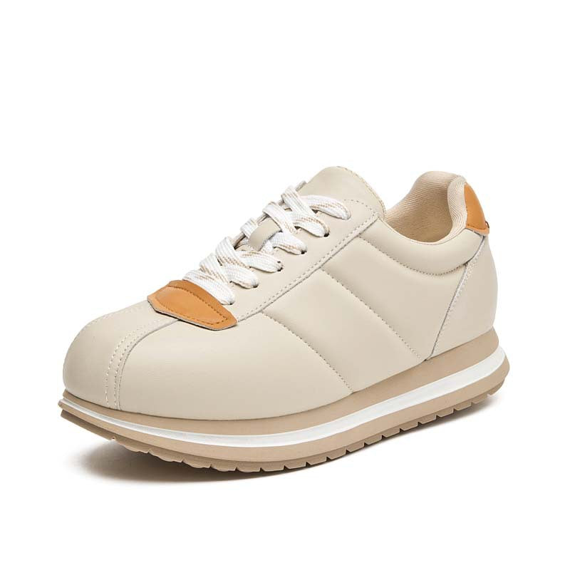 Ugly Cute Small Inner Height Increasing Female Spring Thick Women's Casual Shoes