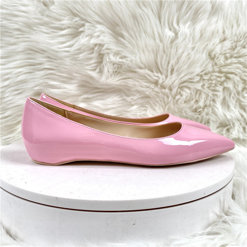 Women's Pointed Stiletto Large Small Size Black Women's Fashion Shoes