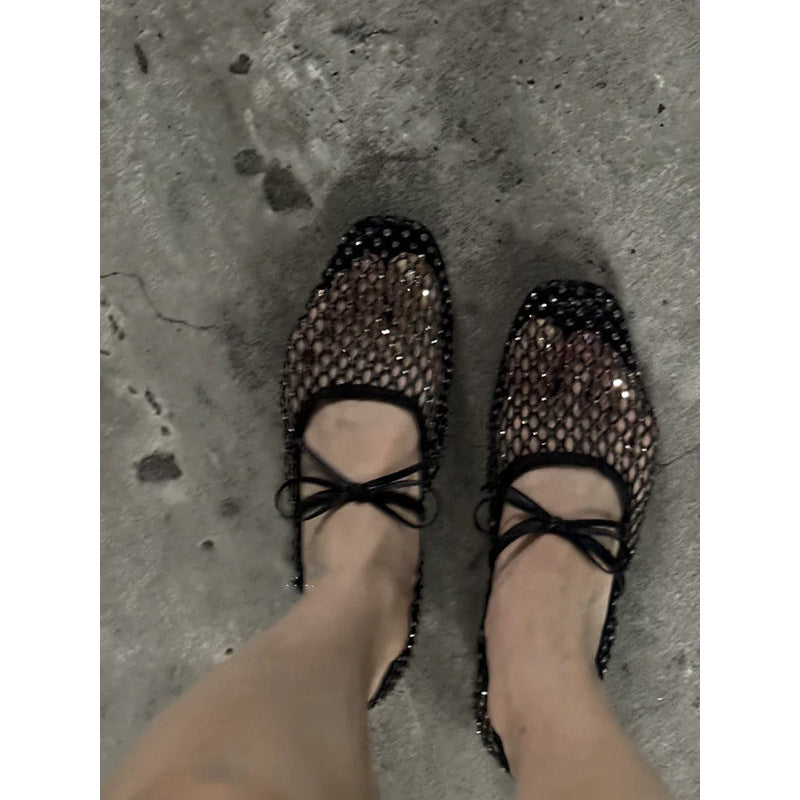 Mesh Mary Jane Female Summer Ballet Flat Women's Fashion Shoes