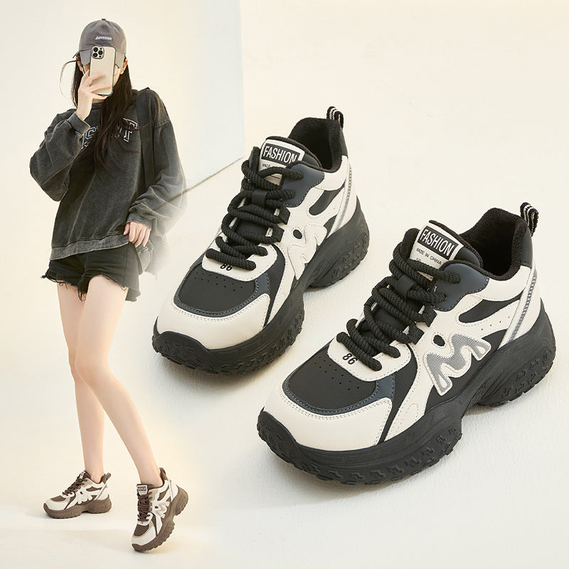 Women's Large Size Dad Feet Small Winter Men's Shoes