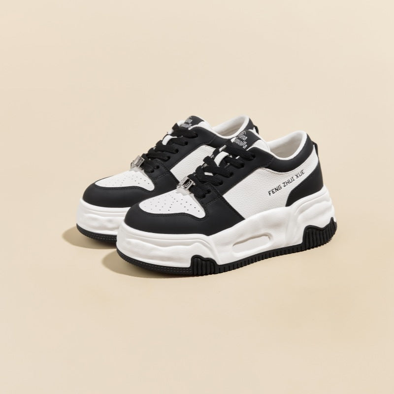 Women's Height Increasing Insole Platform White Spring Leisure Fashion Women's Sports Shoes