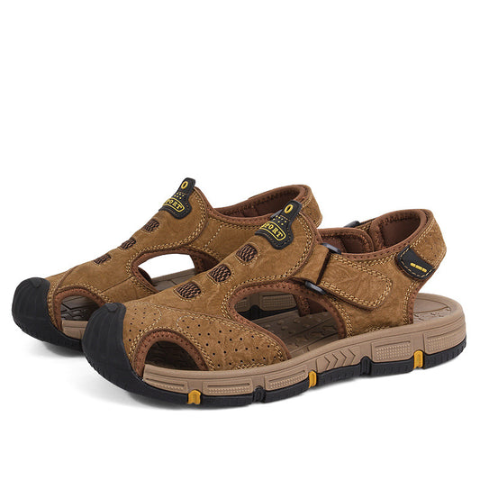 Men's Summer Soft Bottom Closed Toe Thick Sandals
