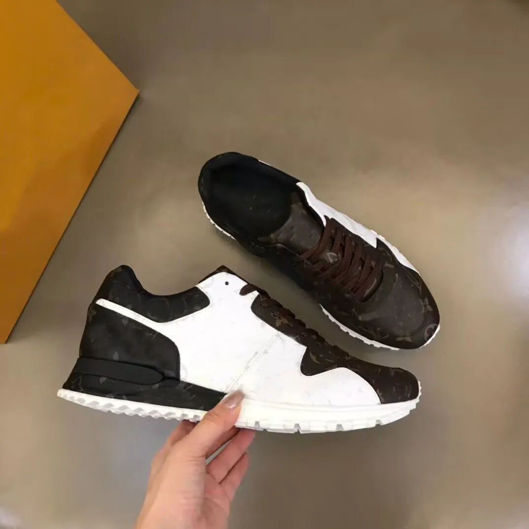 Men's Spring Camouflage Lace Up Color Matching Breathable Platform Men's Board Shoes