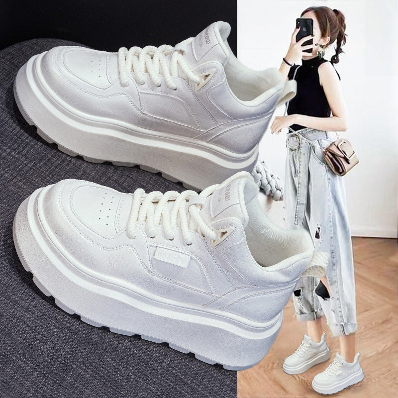 Women's Thick-soled Best-selling White Autumn Fashion Men's Shoes