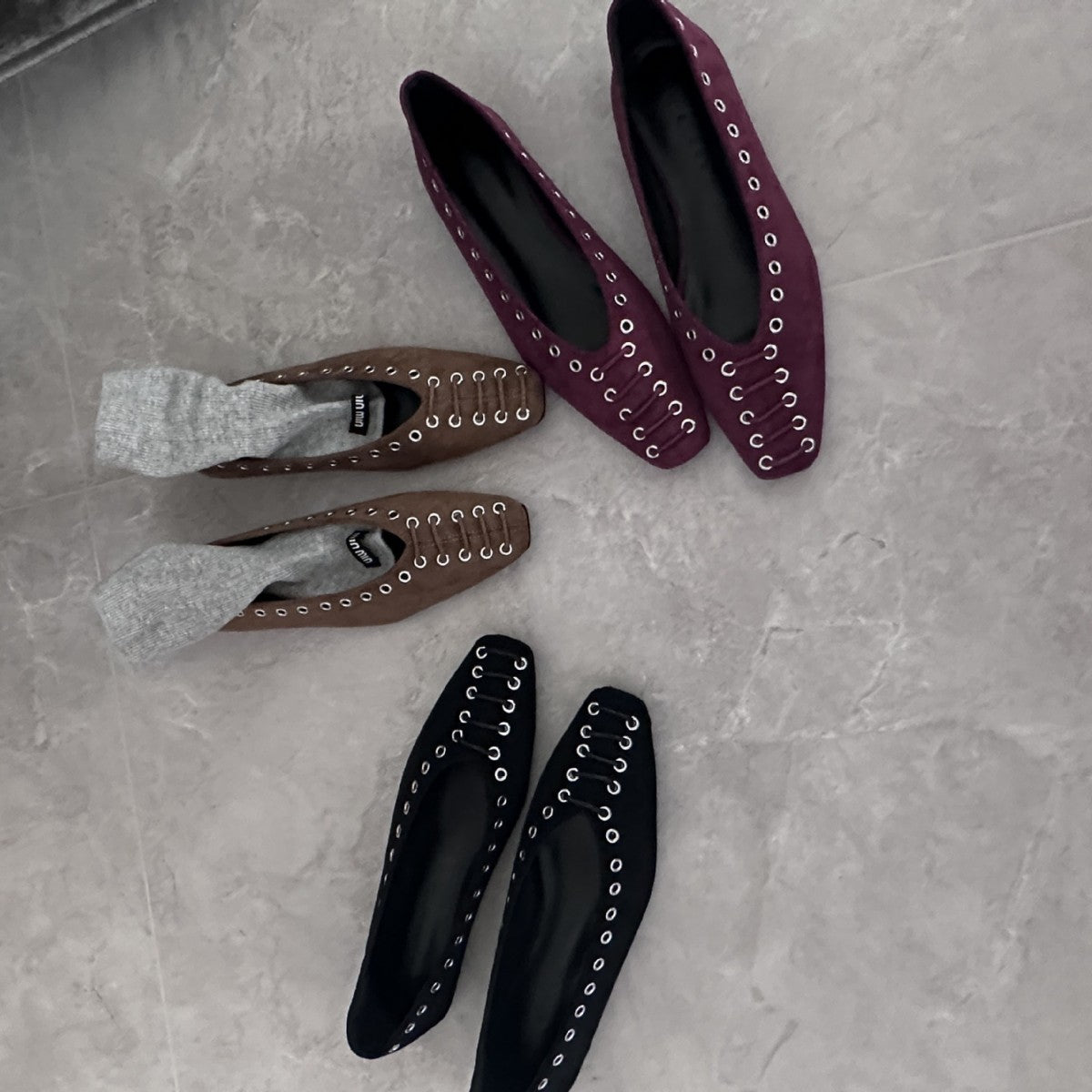 Women's Flat Bottom Small Single-layer Autumn One Pedal Loafers