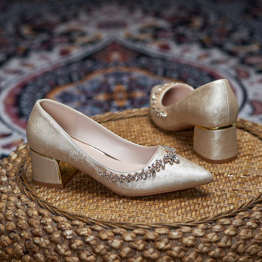 Large Size Plus Sizes Mother-in-law Wedding Banquet Bridal Heels
