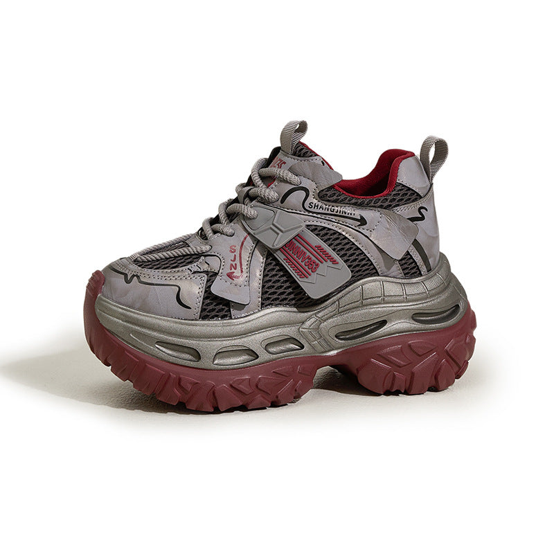 Women's Dad Platform Fashionable Height Increasing Insole Women's Sports Shoes