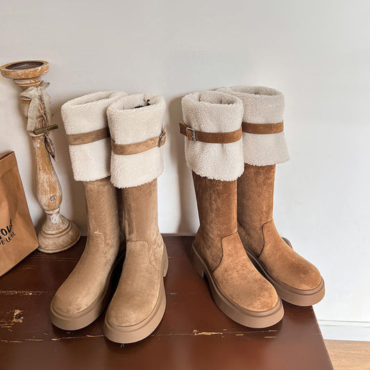 Women's One Three Wear Long Rider Thick Bottom High Boots