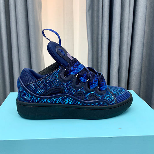 Women's & Men's Spring Low Trendy Couple Rhinestone Raise Men's Shoes