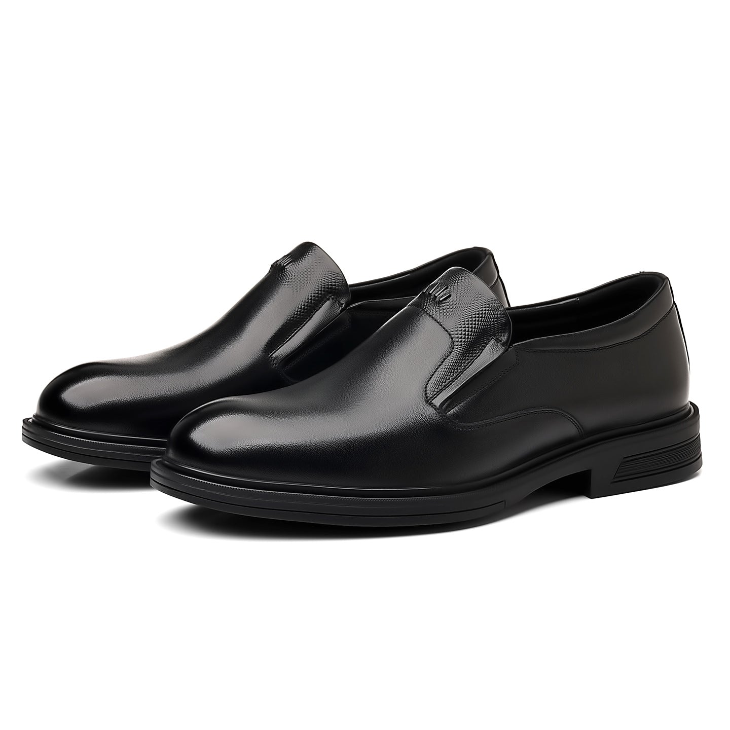 Men's Top Layer Cowhide Slip-on Formal Wear British Men's Business Leather Shoes