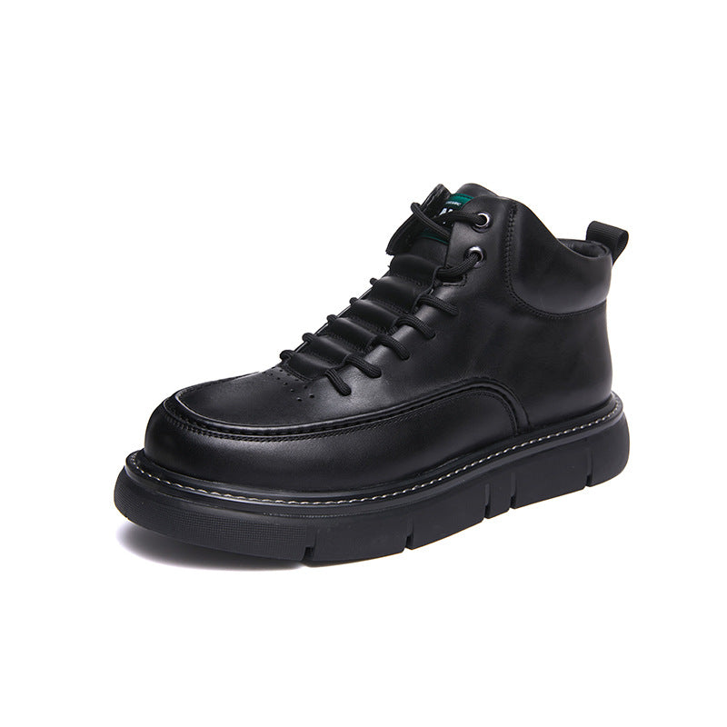 Men's Super Handsome Martin Platform Comfortable Fleece-lined Boots
