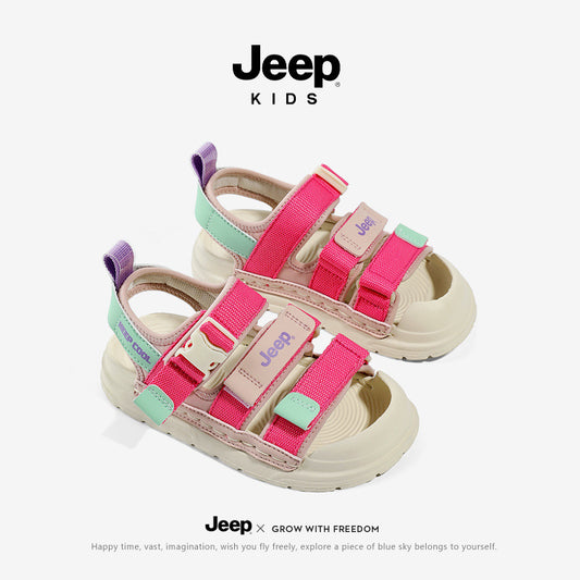 Children's Toe Summer Velcro Soft Bottom Boy Kid's Sandals