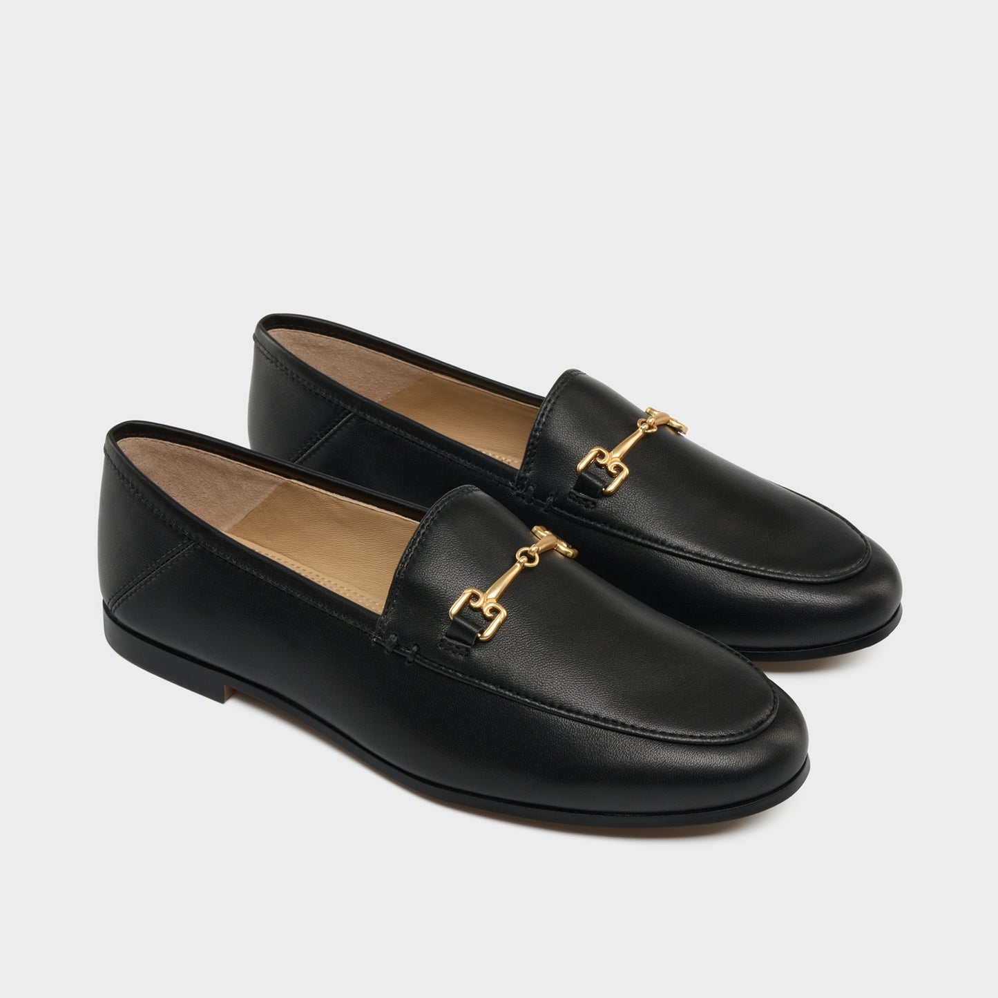 Women's Julia Hull Gold Hoop Buckle Some Two-way British Women's Fashion Shoes