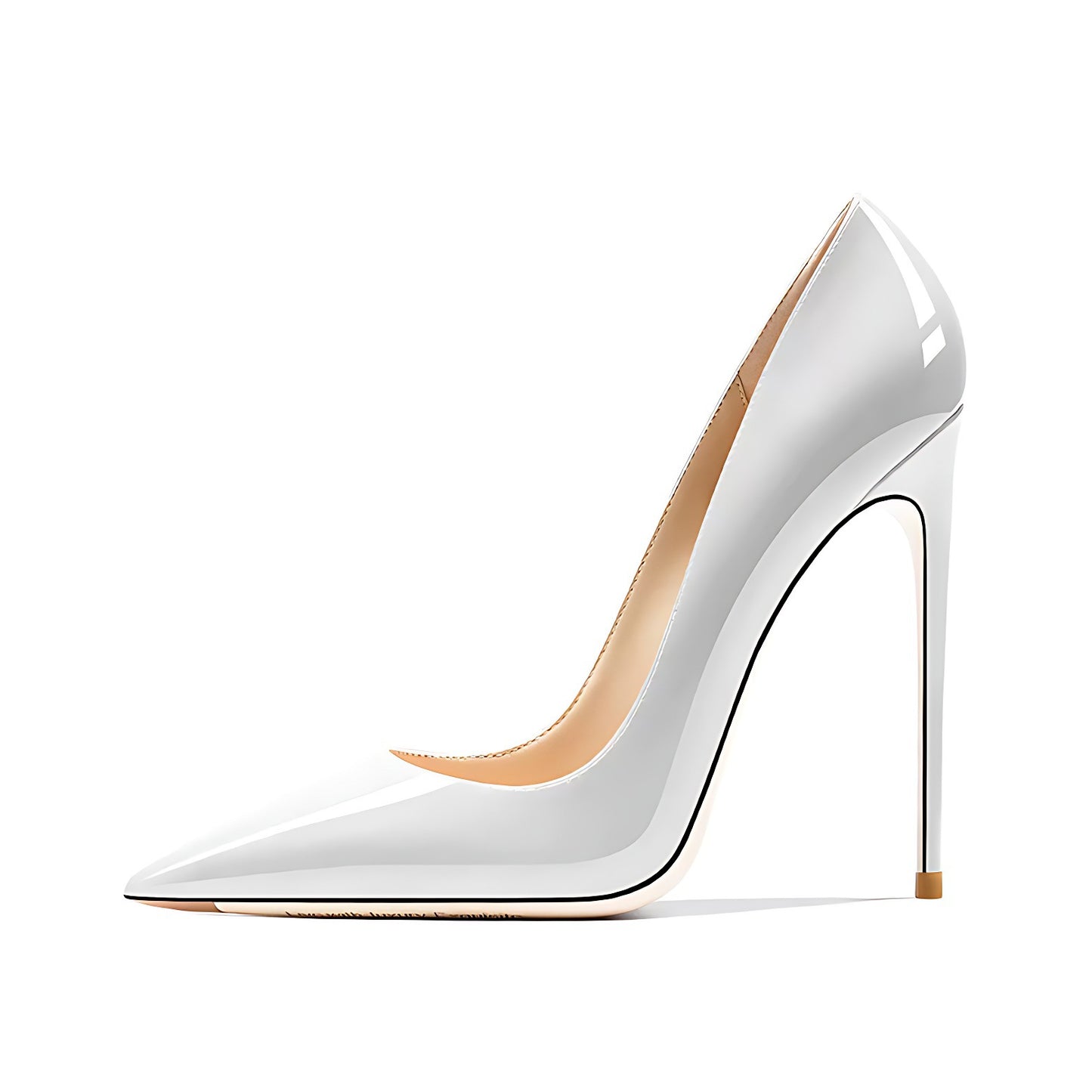 Upgraded Pointed Toe Shallow Mouth Patent Women's Fashion Shoes