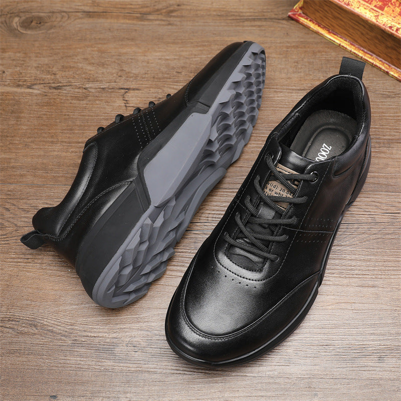 Men's Breathable Full Grain Cowhide Outdoor Sports Sneakers