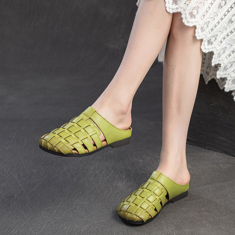 Slouchy Women's Hand-woven Breathable For Outdoors Men's Shoes