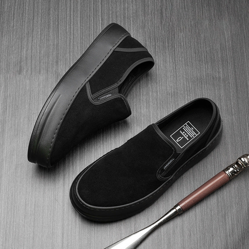 Men's Autumn One Pedal Platform Breathable Lightweight Casual Shoes