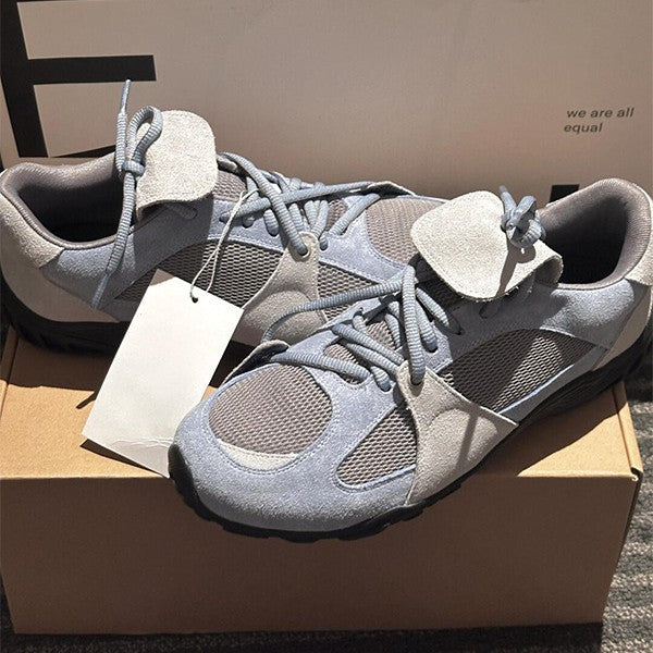 Women's Cowhide Version Niche Functional Training Stitching Mesh Women's Sports Shoes