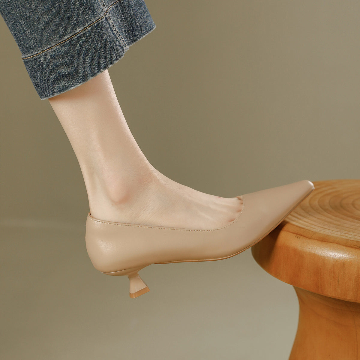 Women's Low-cut High Solid Color Temperament Soft Women's Fashion Shoes