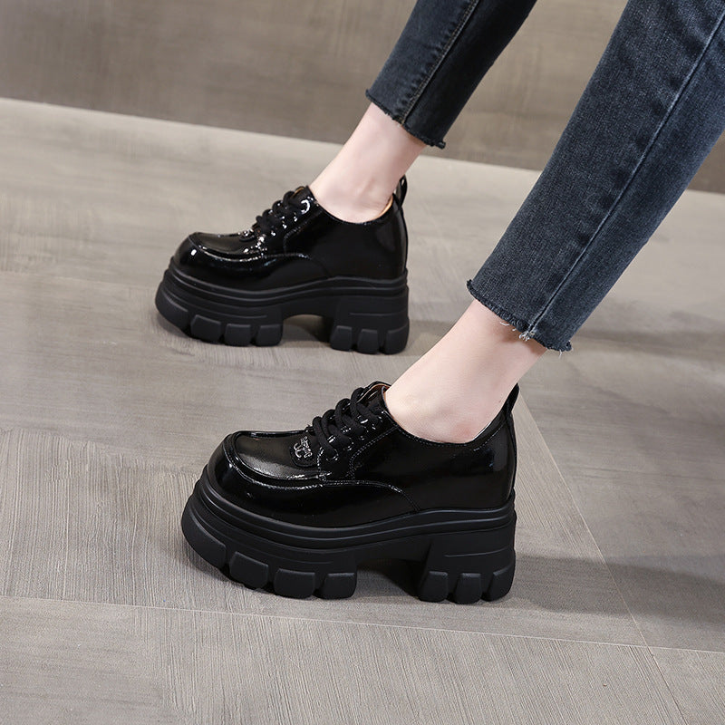 Women's Small Thick Bottom Height Increasing Insole Loafers
