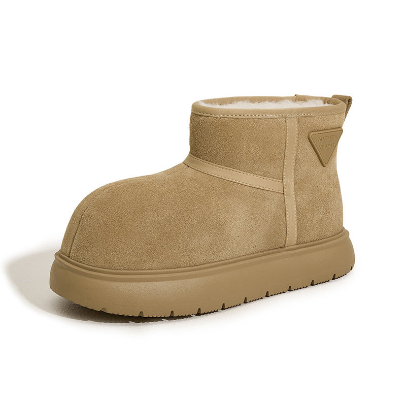 Women's Length Thermal Slip-on Veet Thickened Cotton Snow Boots