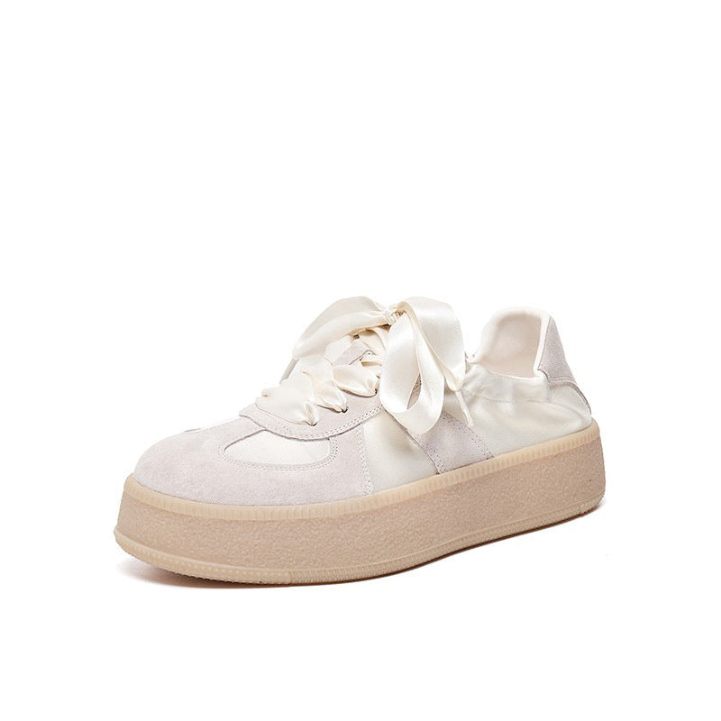 Women's Spring German Training Thick-soled Satin Lightweight Women's Sports Shoes