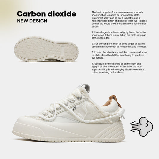Men's Summer Platform Height Increasing Paper Plane Versatile Sneakers