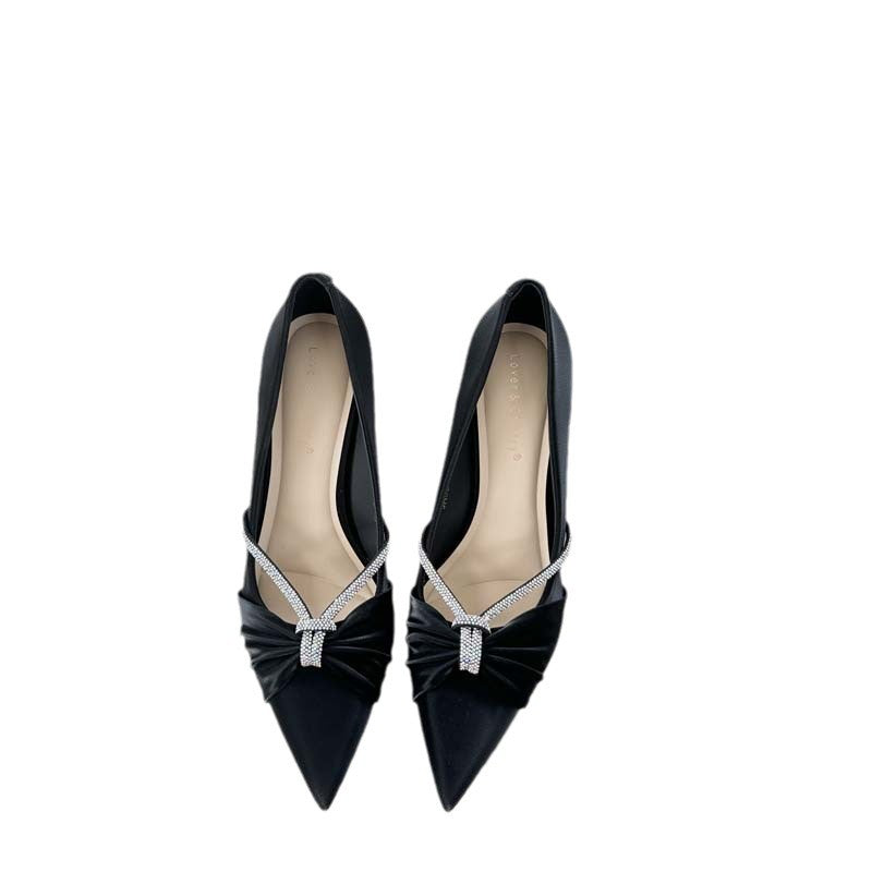 Women's Autumn Satin Pointed High Stiletto Pumps Women's Fashion Shoes