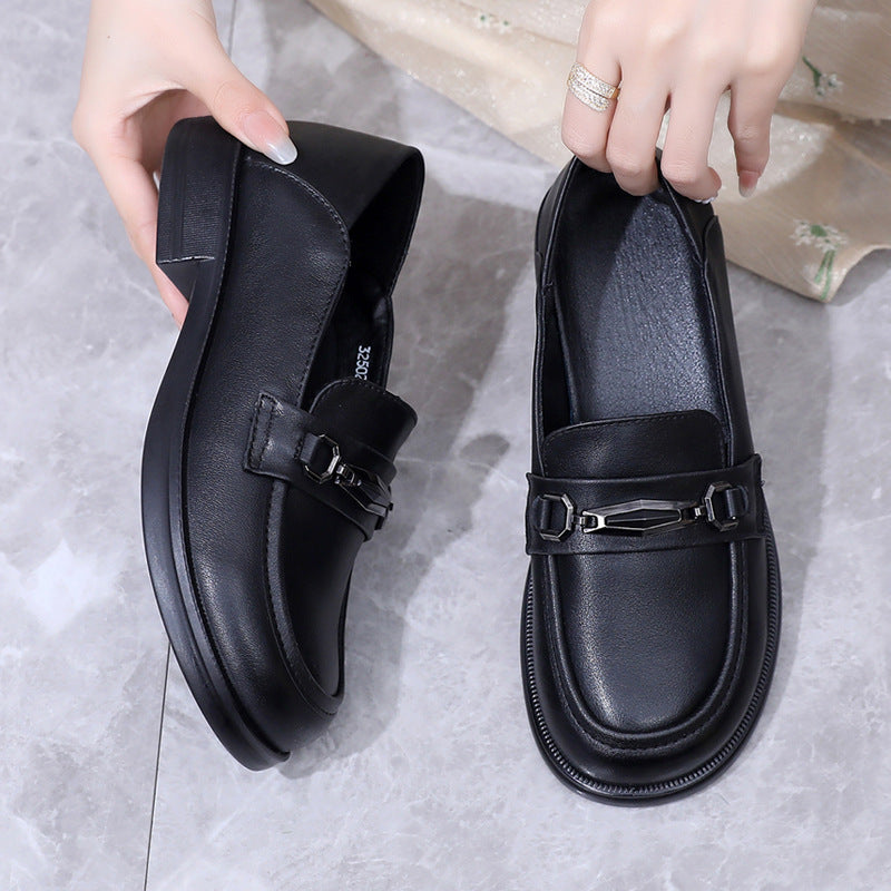Women's Soft Bottom Mom Spring Flat Comfort Loafers