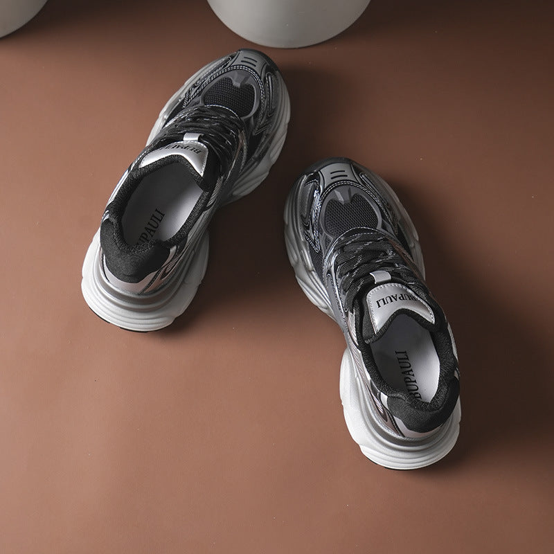 Women's & Men's Pupil Cat Eye Series Platform Dad Couple Elevator Wild Men's Casual Shoes
