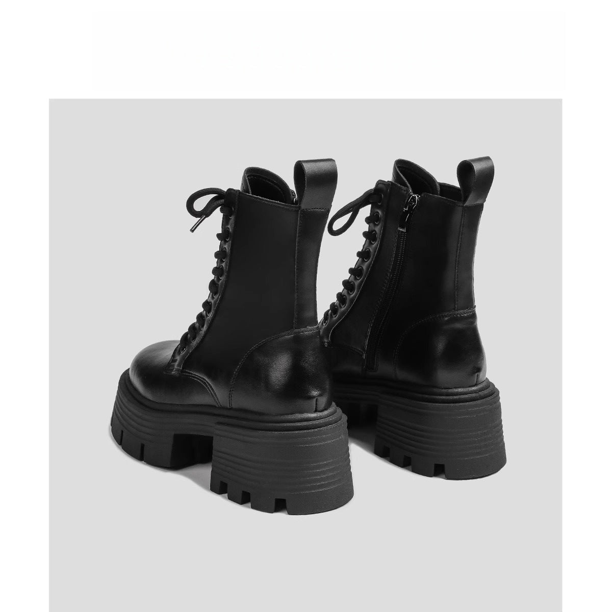 Women's Martin Small Thick-soled Height Increasing British Style Boots
