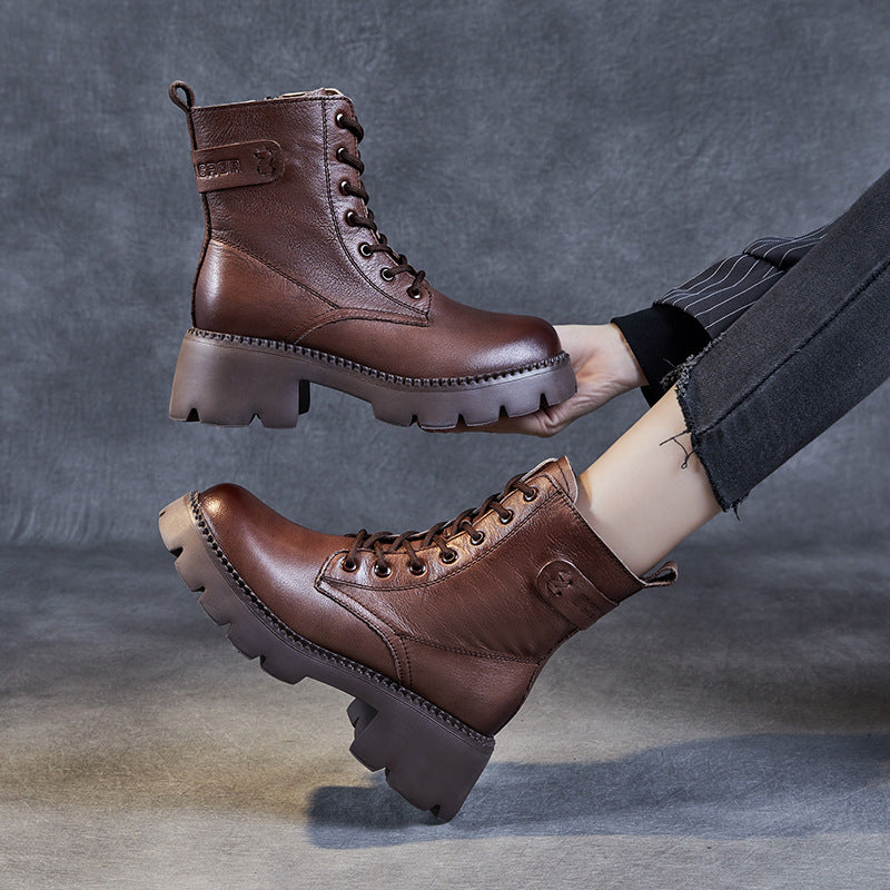 Women's Style High Fashion Martin Soft Soled Boots