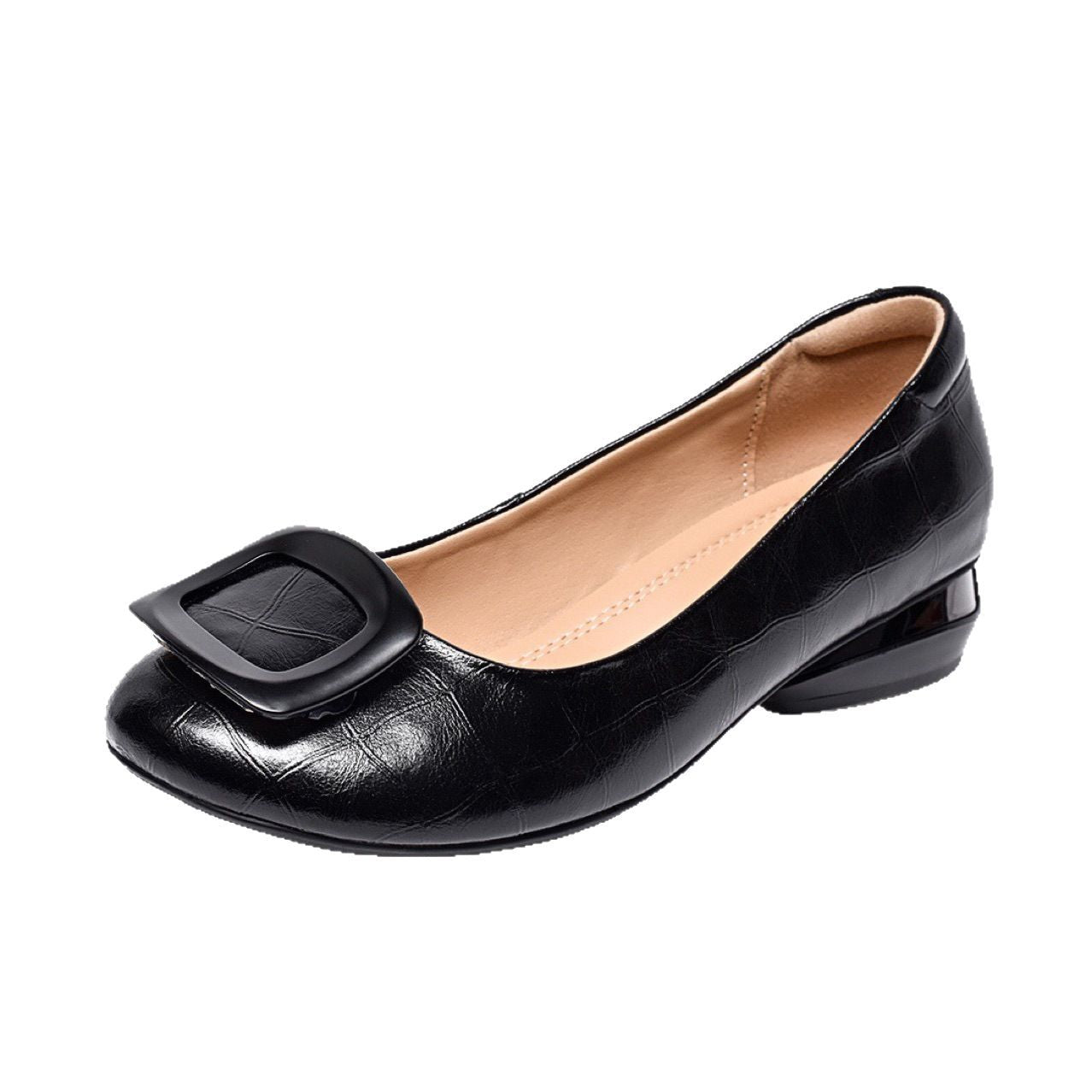 Women's Flat Pumps Bottom Not Tired Feet Chunky Women's Fashion Shoes