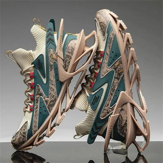 Men's Style Autumn Sports Cushioned Summer Breathable Sneakers