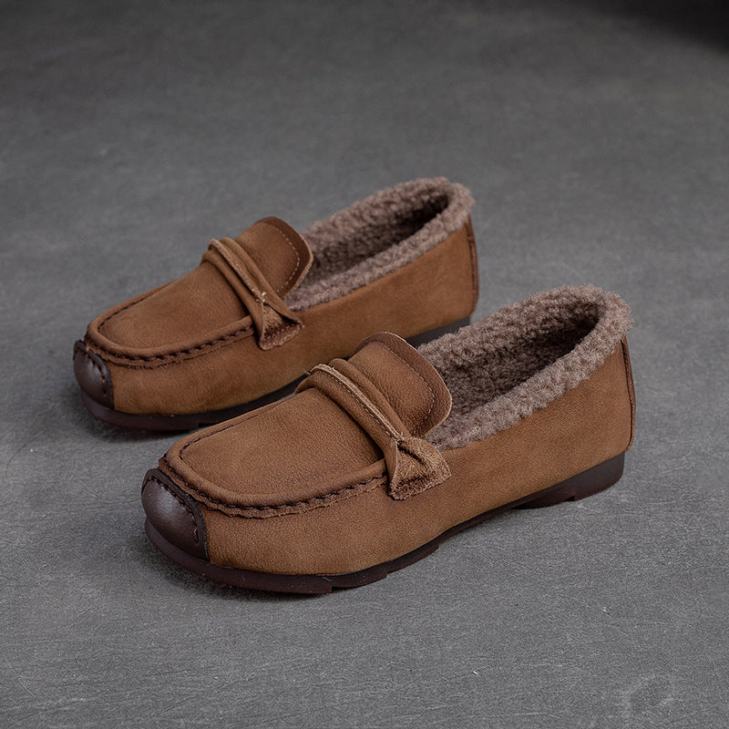Women's Thermal Soft Soled Pumps Comfortable Slip-on Women's Shoes