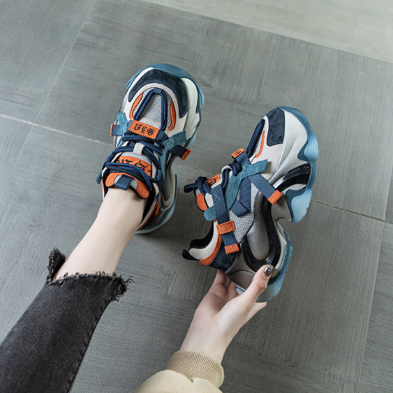 New Women's Spring Thick Bottom Fashion Women's Sports Shoes
