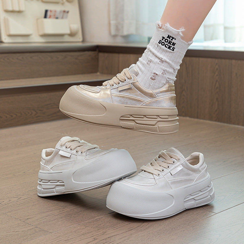 Women's Soft Sole Spring Genuine Platform Women's Shoes