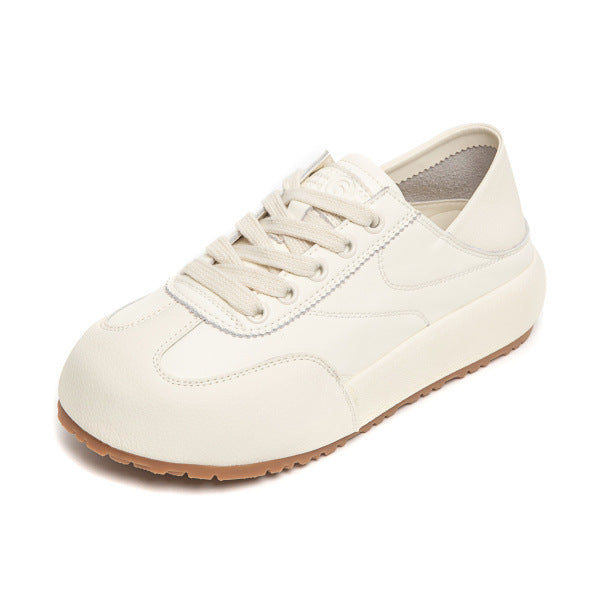 Women's Thick-soled German Training Genuine Two-way White Spring Women's Casual Shoes