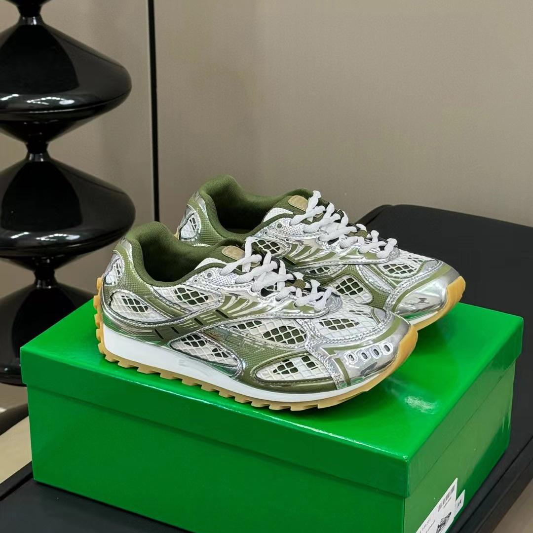 Top Version Sier Platform Dad Wang Women's Sports Shoes