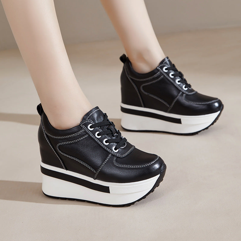Women's Autumn Invisible Elevated Platform Wedge Top Women's Fashion Shoes