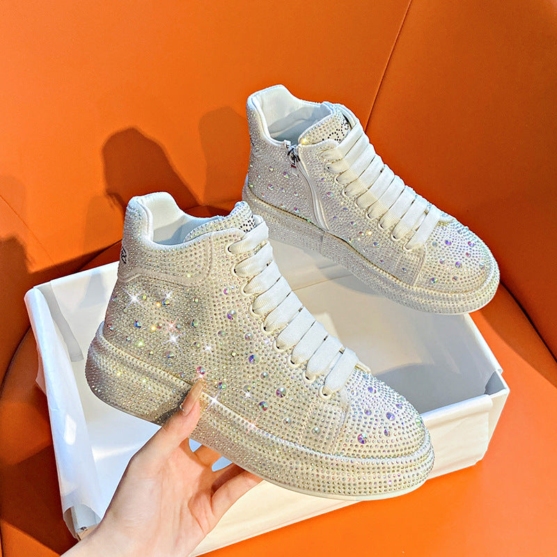 Women's European Goods Full Diamond Fashionable Summer Surface Breathable Sneakers