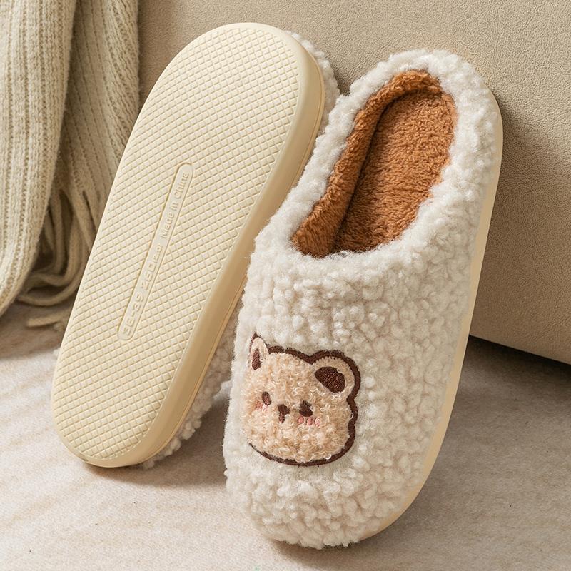 Women's Cotton Indoor Home Thick Bottom Warm Outer Women's Shoes