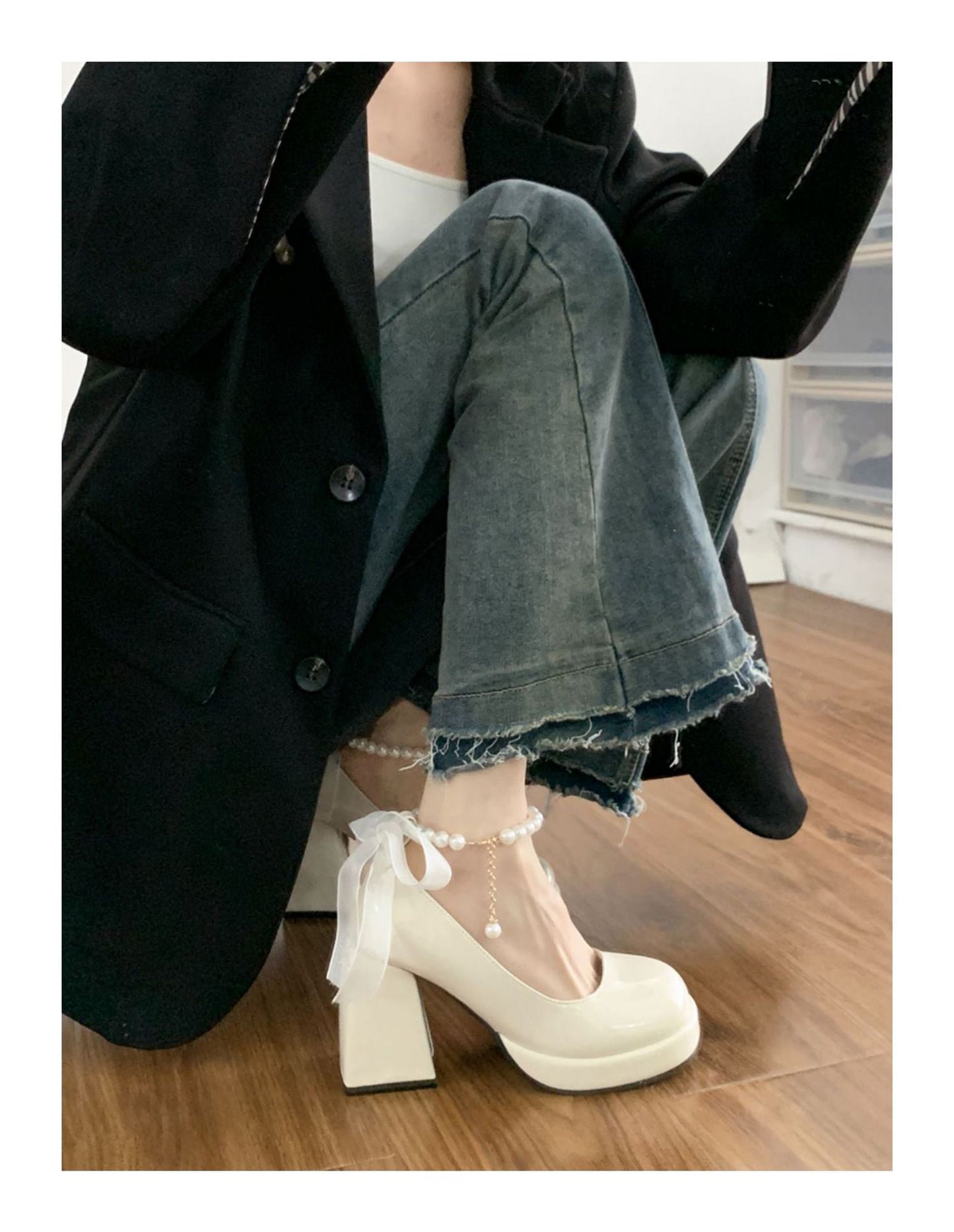 Women's Low-cut High Mary Jane French Vintage Women's Shoes