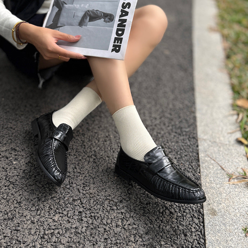 Women's Pumps Four Stylish Low Low-cut Authentic British Heels