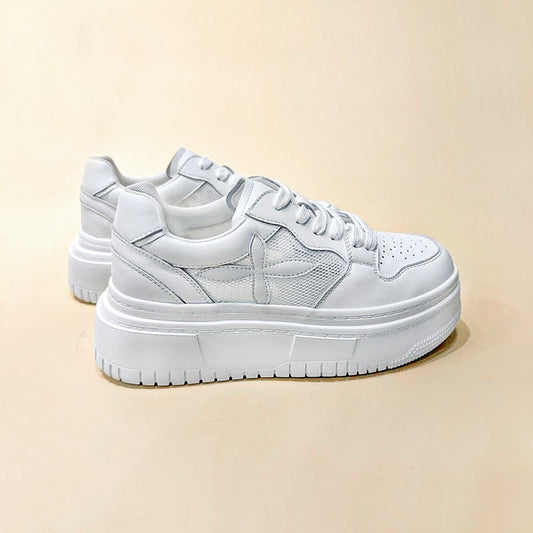 Women's Platform White High-grade Breathable Versatile Leisure Casual Shoes