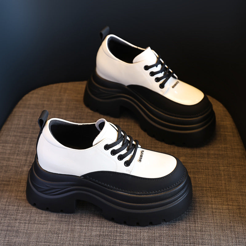 Women's Small Height Increasing Insole Platform Autumn Loafers