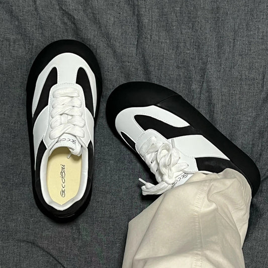 Women's & Men's Spring Puffy Fat German Training Platform Height Increasing Sports Bread Casual Shoes