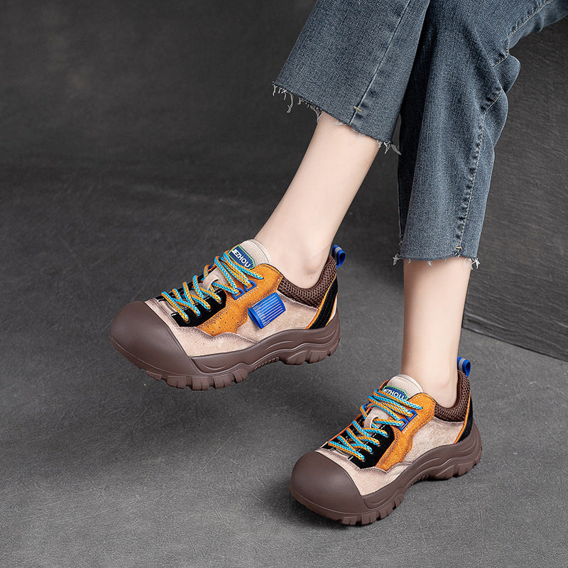 Women's Retro Round Toe Single-layer Front Lightweight Comfort Women's Casual Shoes