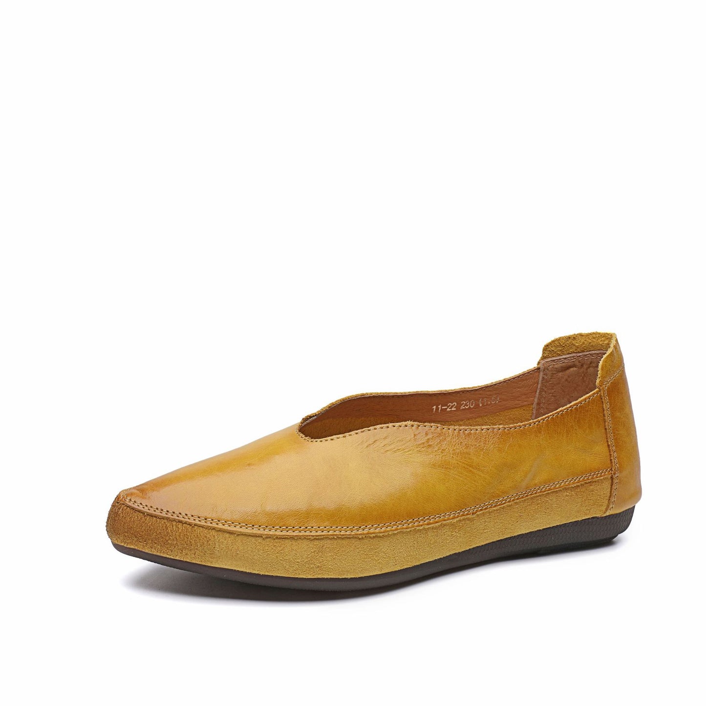 Women's Flat Top Layer Cowhide Artistic Mori Women's Casual Shoes